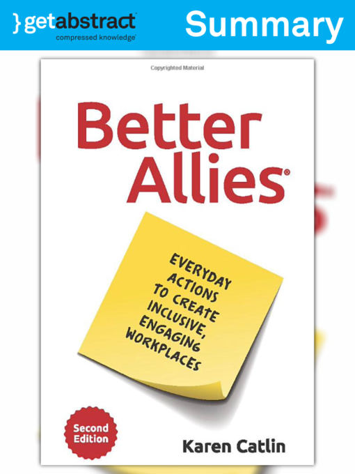 Title details for Better Allies (Summary) by Karen Catlin - Available